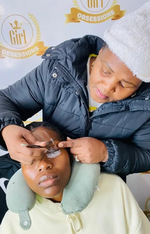 Hands-on lash training with facilitator